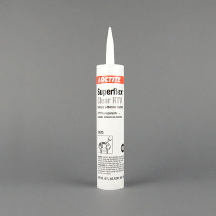 漢高樂泰 Superflex 595 RTV有機硅粘合密封膠 透明 300毫升 卡筒包裝